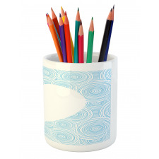 Concentric Circles Pencil Pen Holder