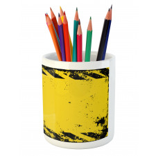 Hazard Caution Pencil Pen Holder