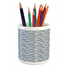 Messy Waves Triangles Pencil Pen Holder