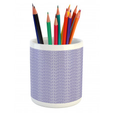 Classical Damask Pencil Pen Holder