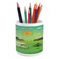 Outdoors Caravan Pencil Pen Holder