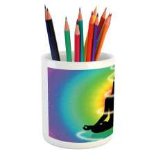 Concentric Rainbow Color Pencil Pen Holder