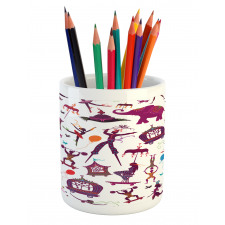 Colorful Characters Pencil Pen Holder