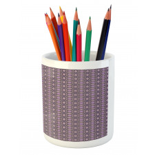 Curvy Edged Squares Pencil Pen Holder