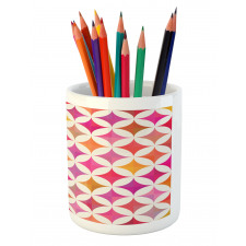 Semi Circles and Stars Pencil Pen Holder