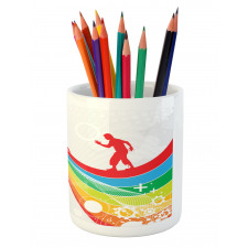 Men on a Wave Pencil Pen Holder