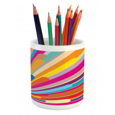 Burst of Lines Pencil Pen Holder