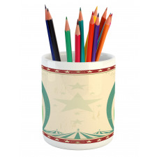 Circus Tents Pencil Pen Holder