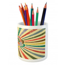 Sixties Design Pencil Pen Holder