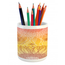 Sunflower Plants Pencil Pen Holder