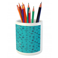 Eastern Diwali Festival Pencil Pen Holder