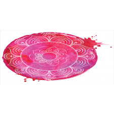 Pink Watercolor Mandala Pencil Pen Holder