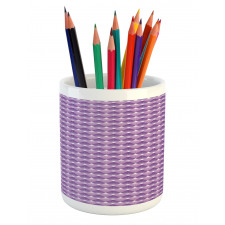 Rhombuses with Lines Pencil Pen Holder