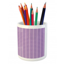 Rhombuses with Lines Pencil Pen Holder