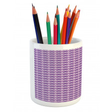 Rhombuses with Lines Pencil Pen Holder