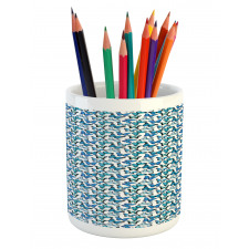 Watercolor Wings Pencil Pen Holder