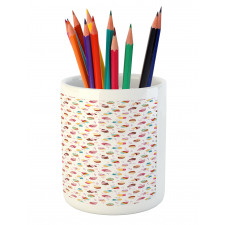 Creamy Colorful Cupcakes Pencil Pen Holder