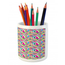 Balls with Stripes Pencil Pen Holder