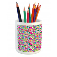 Balls with Stripes Pencil Pen Holder