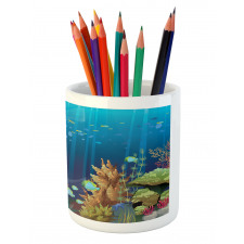 Coral Reef Fishes Pencil Pen Holder