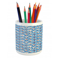 Watercolor Fish Skin Pencil Pen Holder