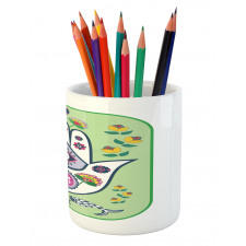 Middle East 6 Point Star Pencil Pen Holder