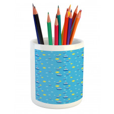 Cartoon Marine Pencil Pen Holder