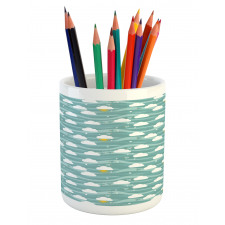 Summer Sky Pencil Pen Holder