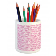 Pastel Spring Bloom Pencil Pen Holder