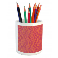 Summer Foliage Design Pencil Pen Holder