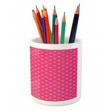 Polka Dots Design Pencil Pen Holder