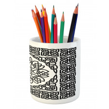 Filigree Abstract Knot Pencil Pen Holder