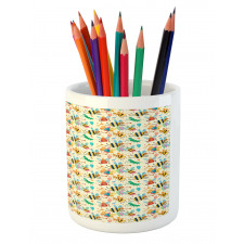 Partying Dancing Bumblebee Pencil Pen Holder