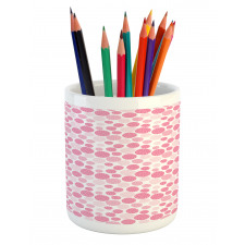 Strawberry-Like Dots Pencil Pen Holder