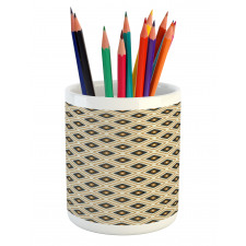 Boho Mexican Pattern Pencil Pen Holder