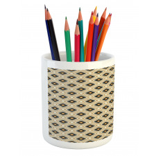 Boho Mexican Pattern Pencil Pen Holder