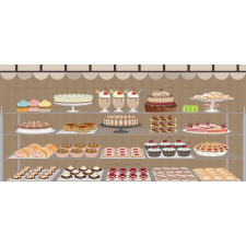 Bakery Window Display Pencil Pen Holder