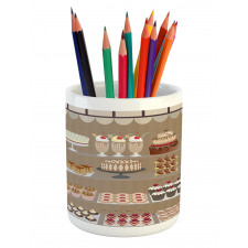 Bakery Window Display Pencil Pen Holder