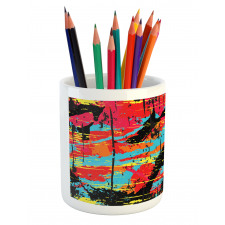 Drippy Painting Pencil Pen Holder