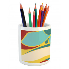 Water Marbling Pencil Pen Holder