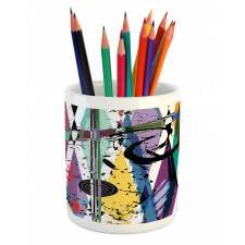 Bull's Eye Pencil Pen Holder