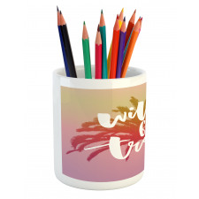 Summer Travel Palm Pencil Pen Holder