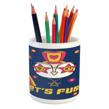 Cartoon Owl Funky Pencil Pen Holder