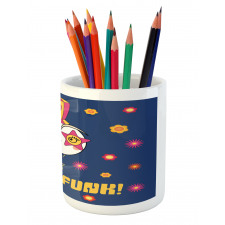 Cartoon Owl Funky Pencil Pen Holder