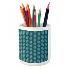 Moire Circles Spots Pencil Pen Holder