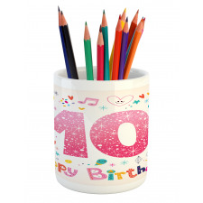 10 Years Kids Birthday Pencil Pen Holder