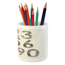 Grunge Dotwork Pencil Pen Holder