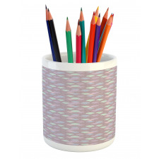 Japanese Wave Pastel Pencil Pen Holder