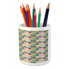 Multi Formed Pairs Pencil Pen Holder