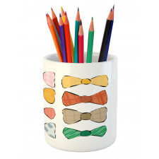 Hipster Fashion Pattern Pencil Pen Holder